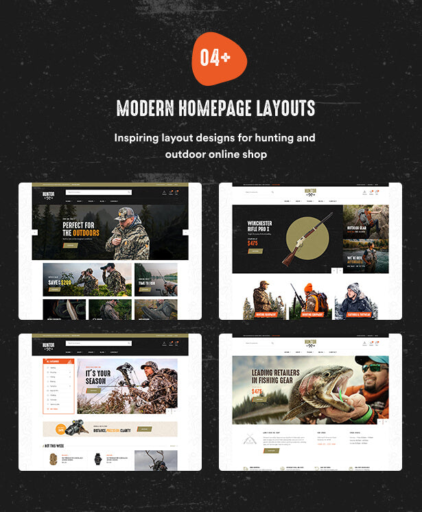 04+ Modern homepage layouts