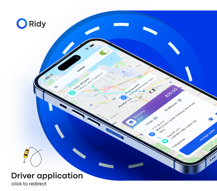 Ridy Taxi Applcation - Complete Taxi Solution with Admin Panel - 5