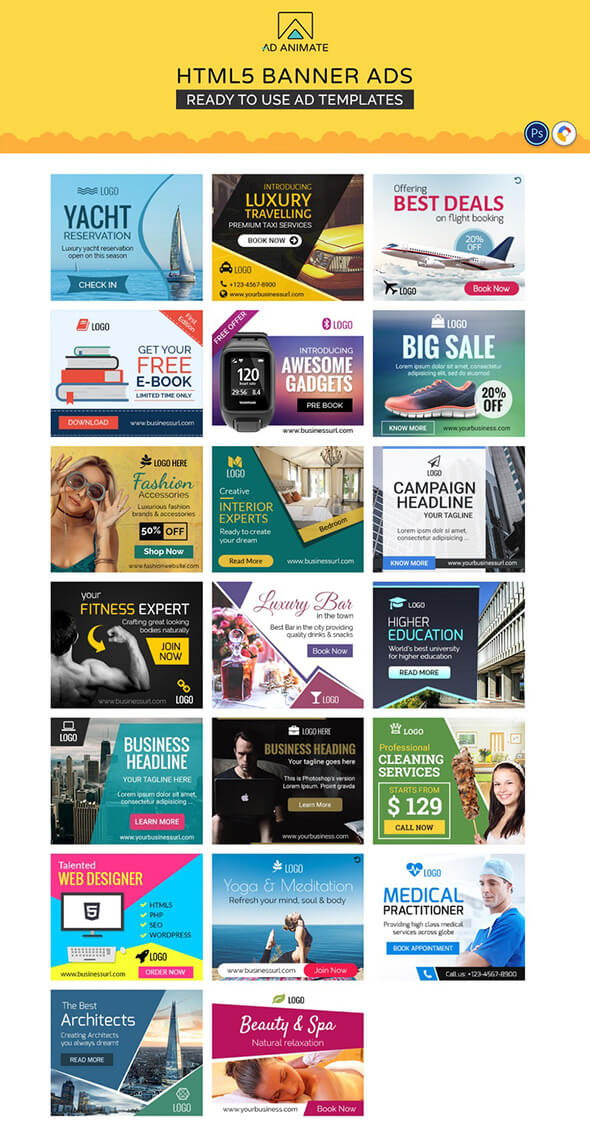 AdAnimate - HTML5 Banner Ad Templates