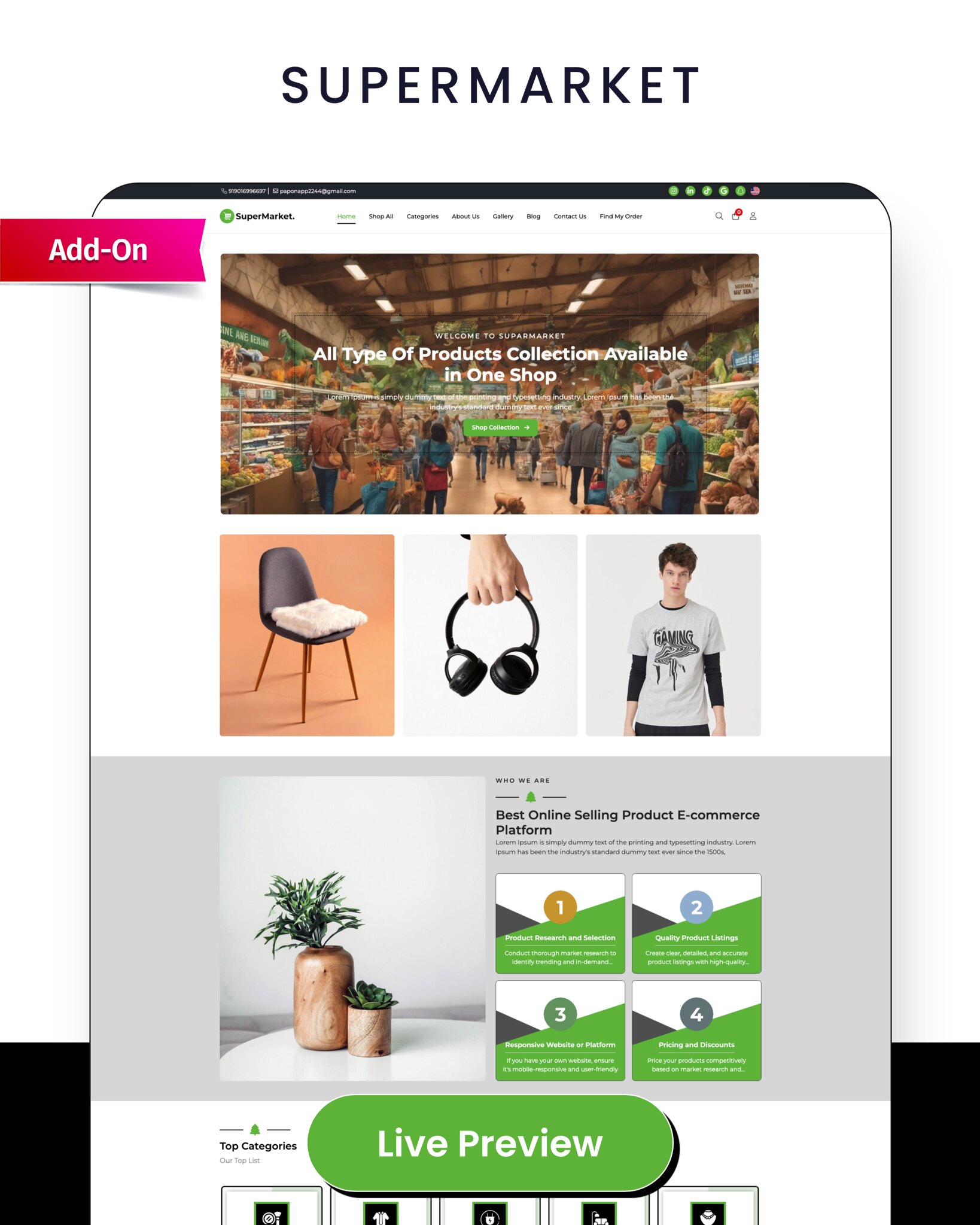 FashionHub SaaS - Multi Vendor SaaS eCommerce Business Website Builder SaaS