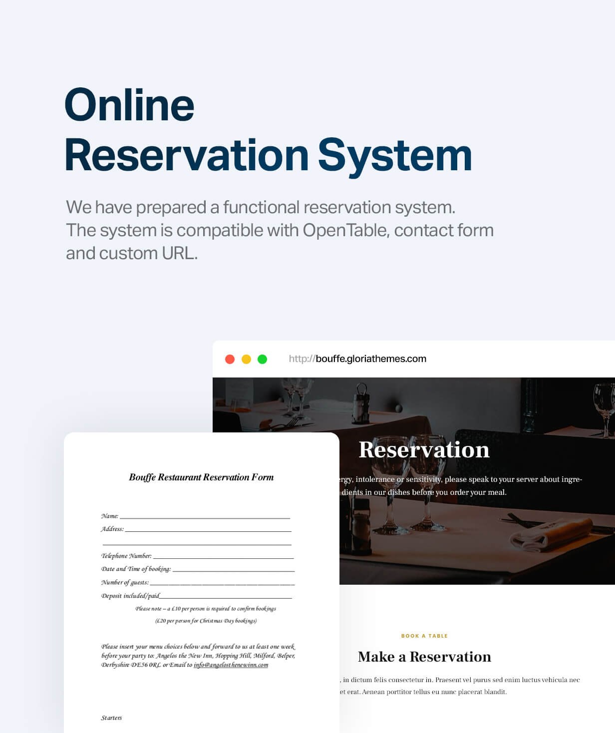Reservation