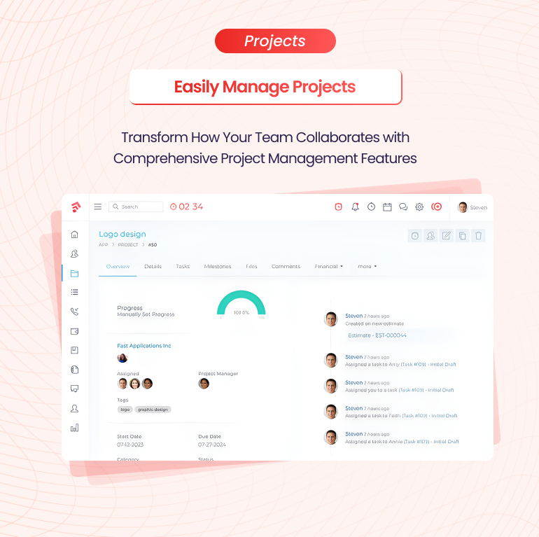 Grow CRM - Laravel Project Management - 8