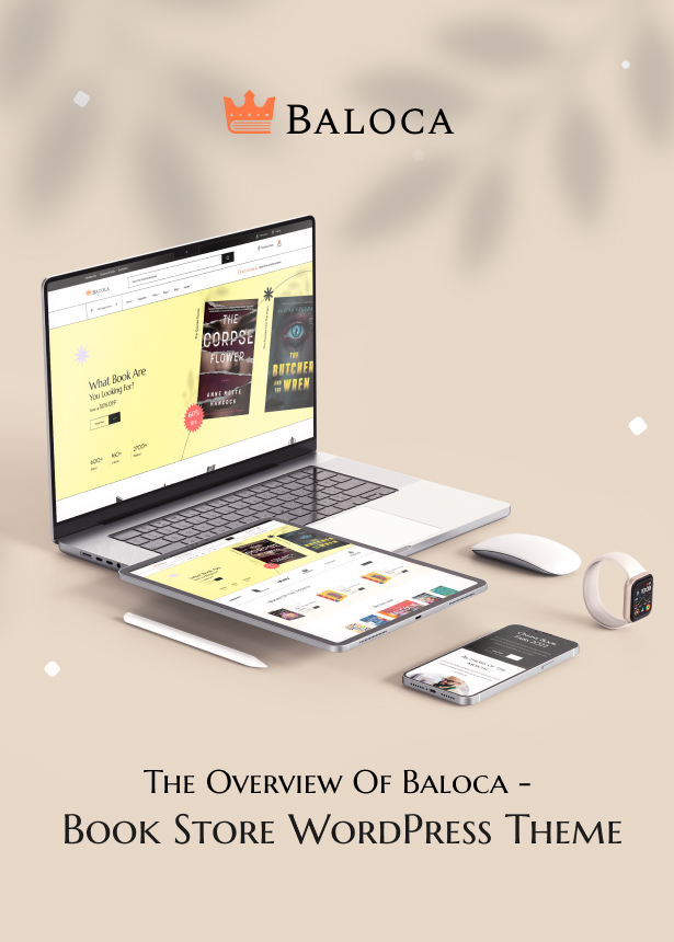 Baloca - Book Store WooCommerce Theme