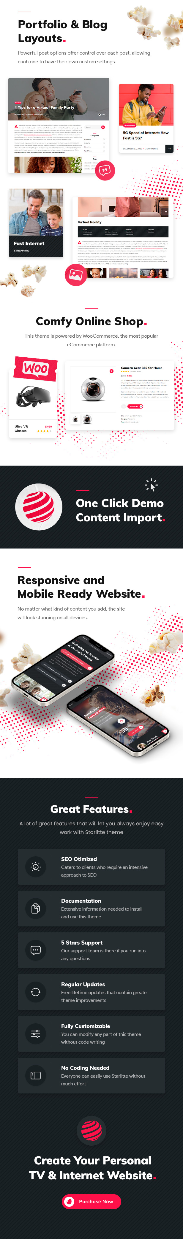 Starlitte - TV & Internet Provider WordPress Theme - 2