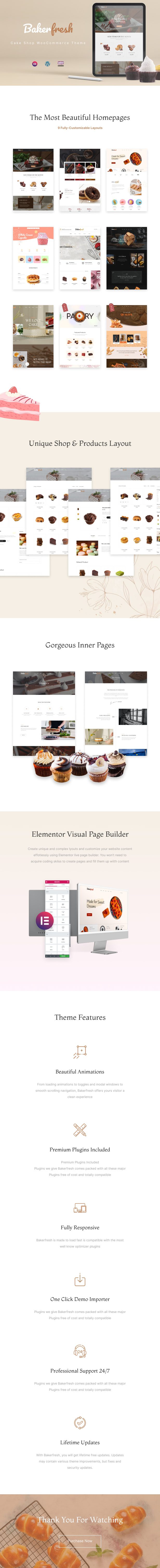 BakerFresh - Cake Shop WooCommerce Theme