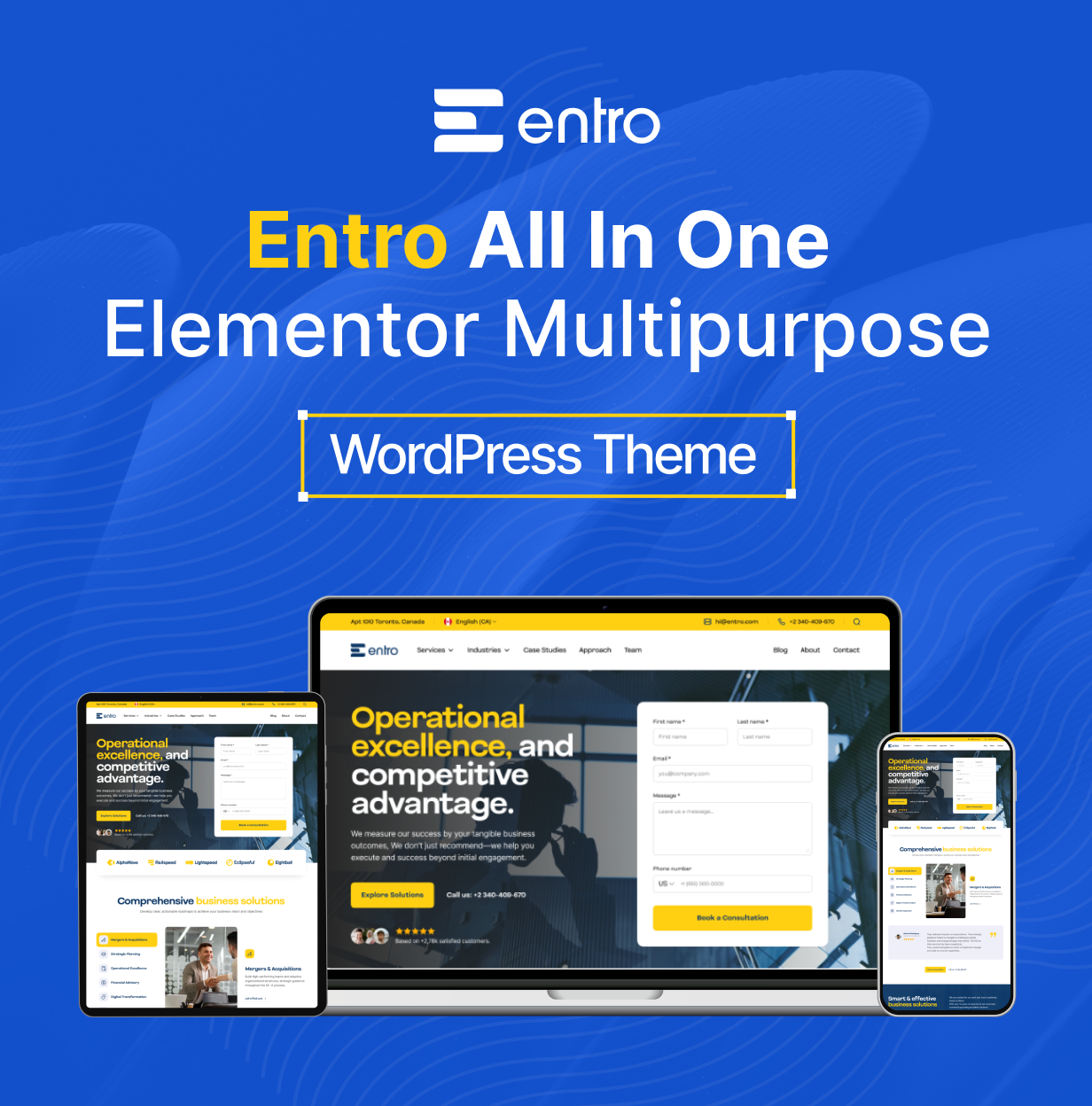 Entro – Business & Elementor Multipurpose WordPress Theme - 3