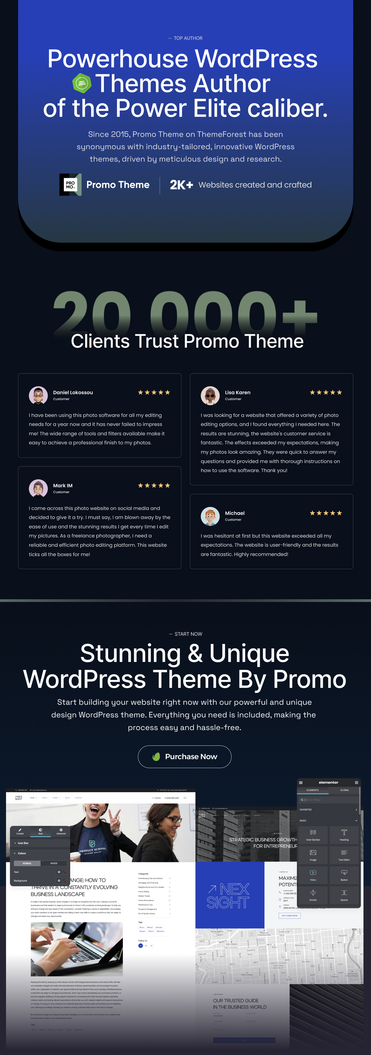 Nexsight - Business & Finance Company WordPress Theme - 3