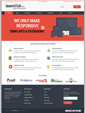 Flatastic Responsive Multipurpose VirtueMart Theme