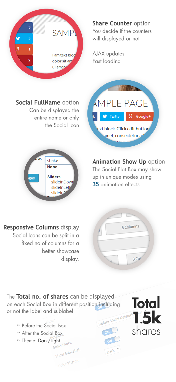 Social Share & Locker Pro Wordpress Plugin - 5