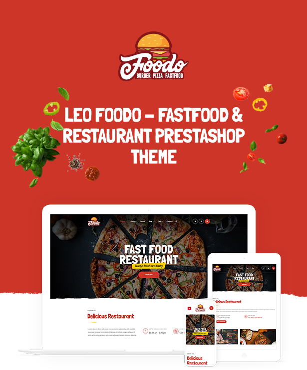 Leo Foodo - Fastfood & Restaurant Prestashop Theme