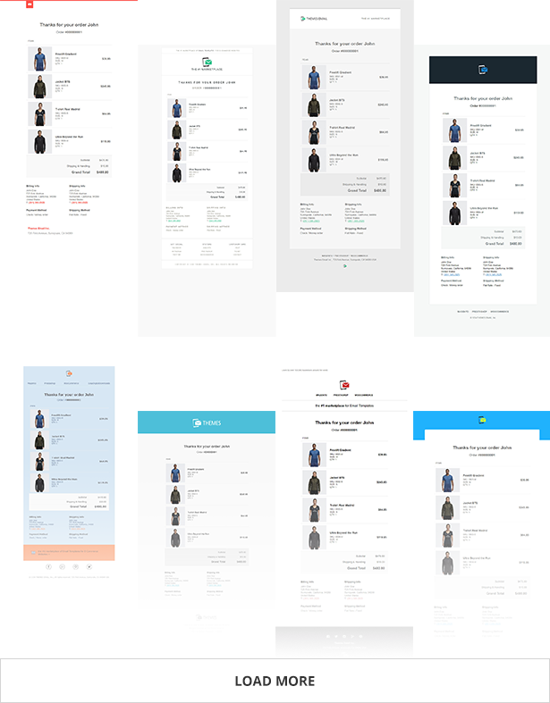 Magento Email Templates - Available Styles