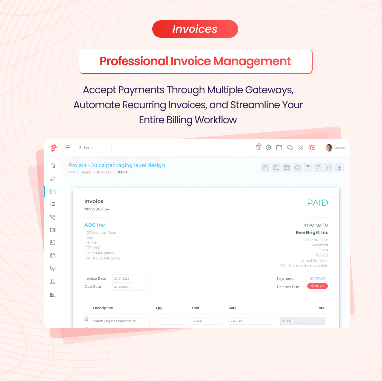 Grow CRM - Laravel Project Management - 12