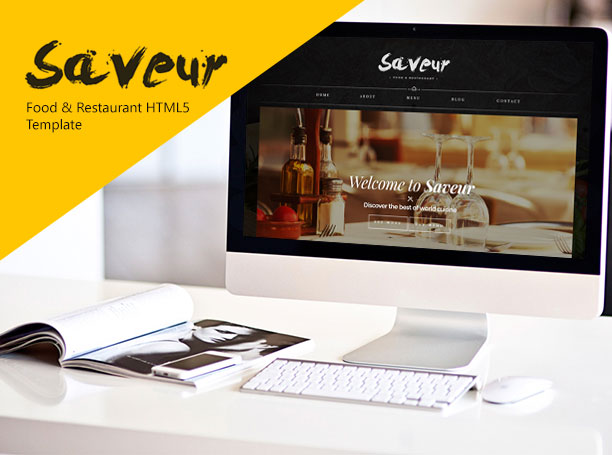 Saveur - Food & Restaurant HTML5 Template - 1