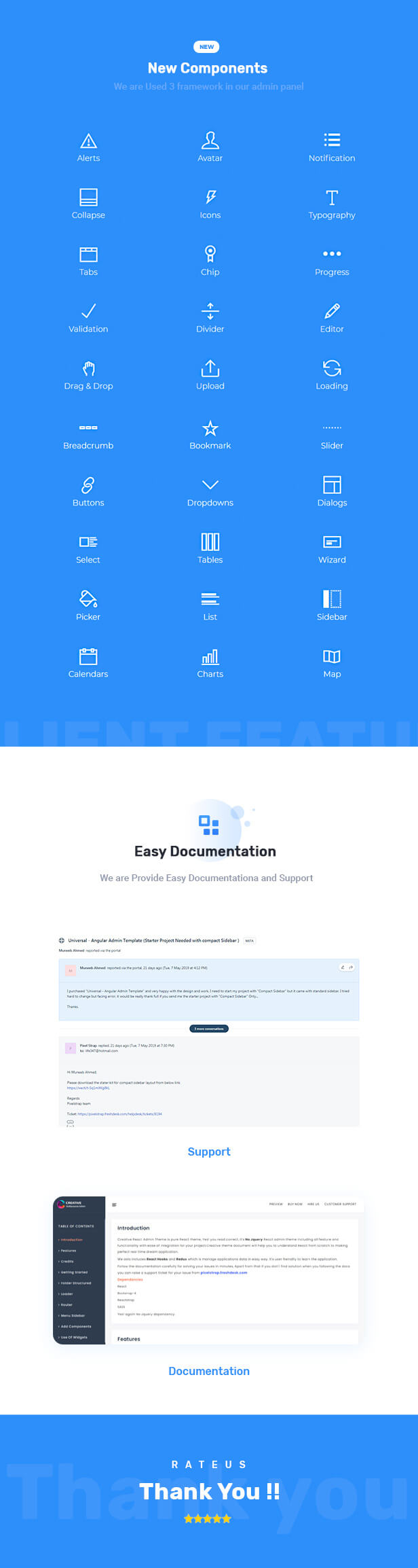 Creative React Admin Dashboard theme