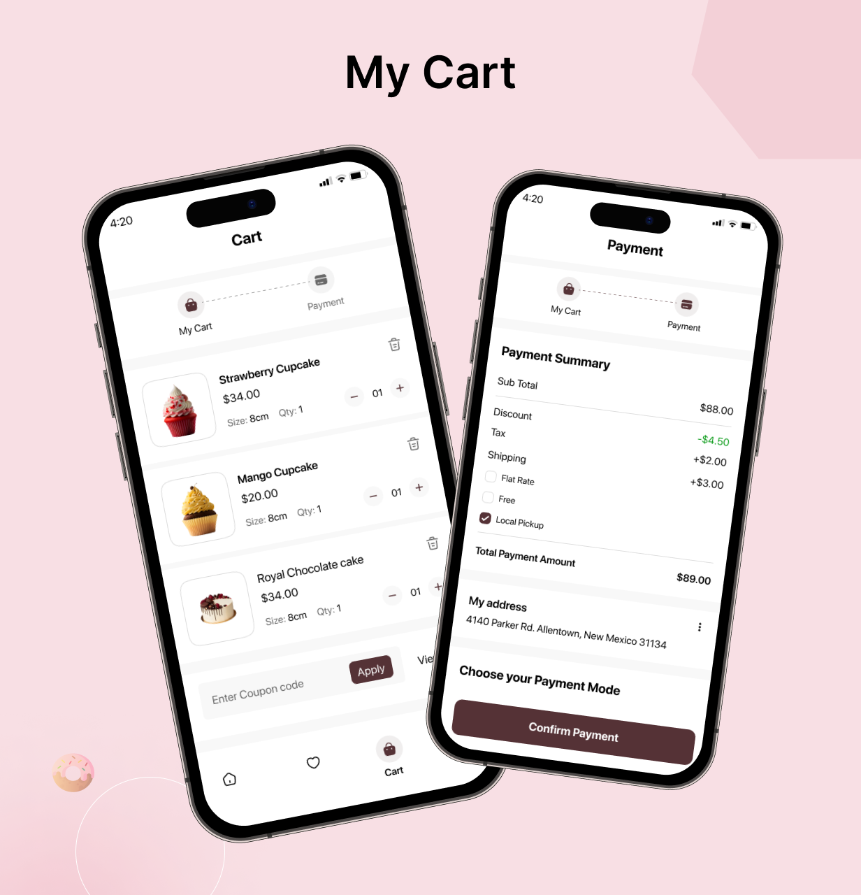 BreadBasket UI Template: Online Bakery Store app in Flutter(Android, iOS) App | Bites Bakery App - 9