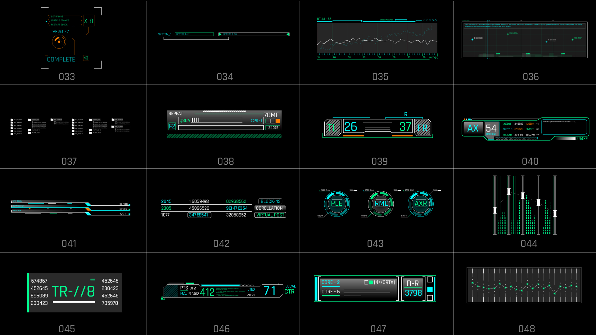 Ultimate HUD Library For Premiere Pro - 56