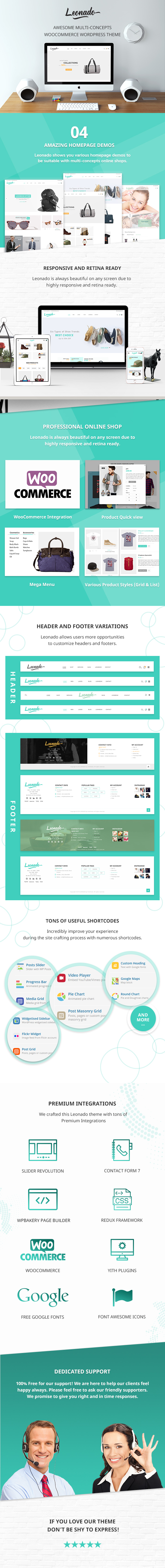 Leonado - Multi-Concepts WooCommerce WordPress Theme - 1