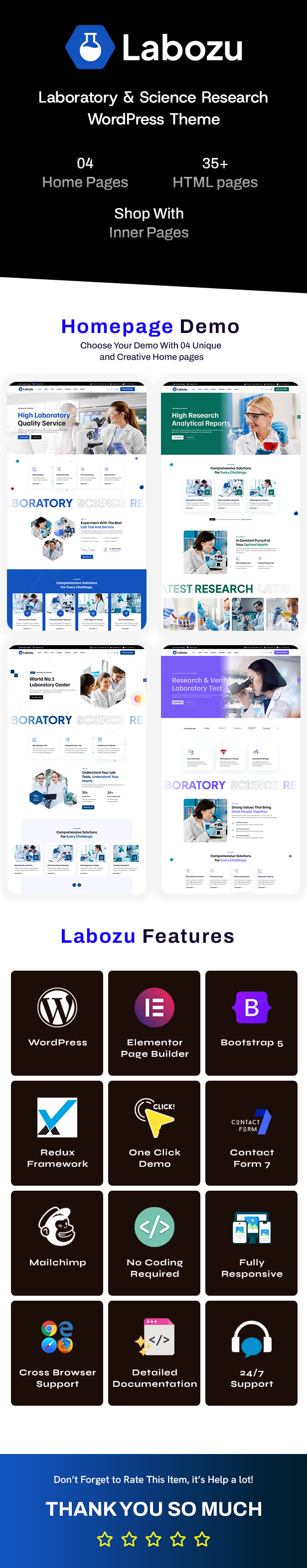 Labozu – Laboratory & Science Research WordPress Theme - 3