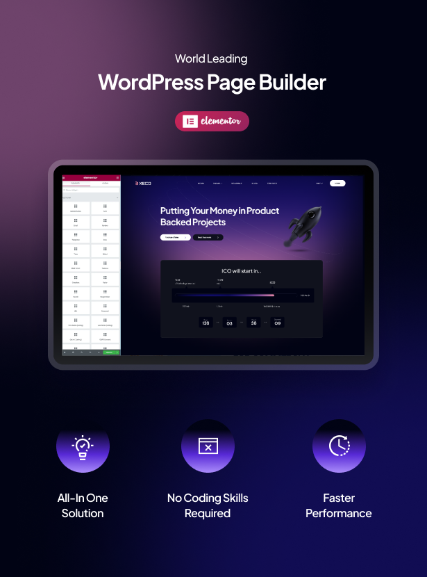 IKO - ICO & Crypto Landing WordPress Theme