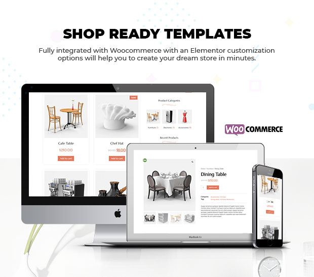 resta woocommerce pages