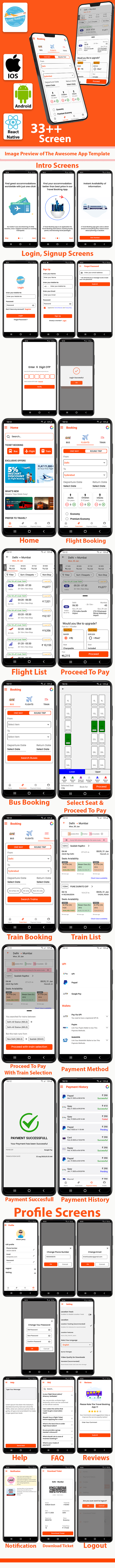 Travel Booking  Flow Graphics