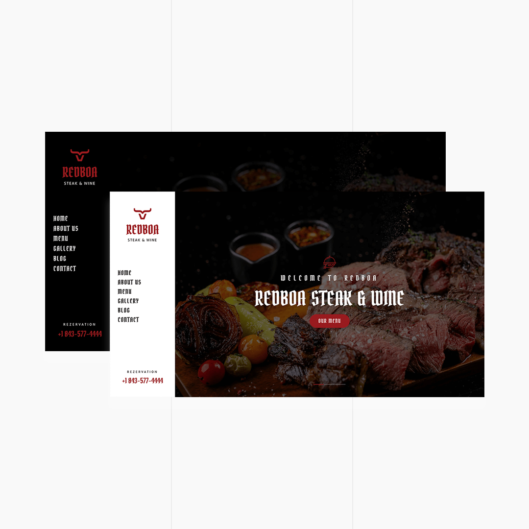 REDBOA - Steakhouse, Winery and Restaurant Template