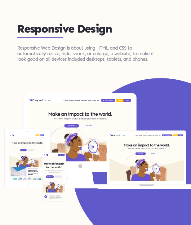 Campoal - Petition and Fundraising WordPress Theme - 33