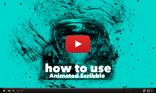 Gif Animated Ink Scribbles Photoshop Action - 24
