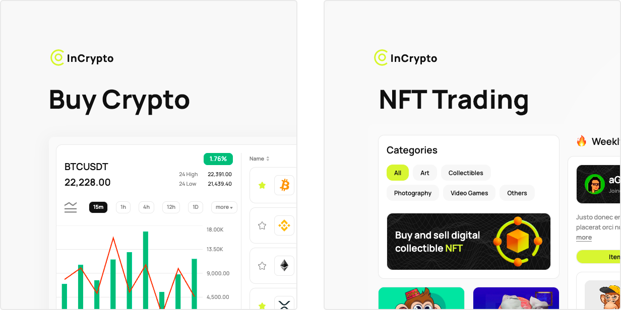 Buy Crypto and NFT Trading