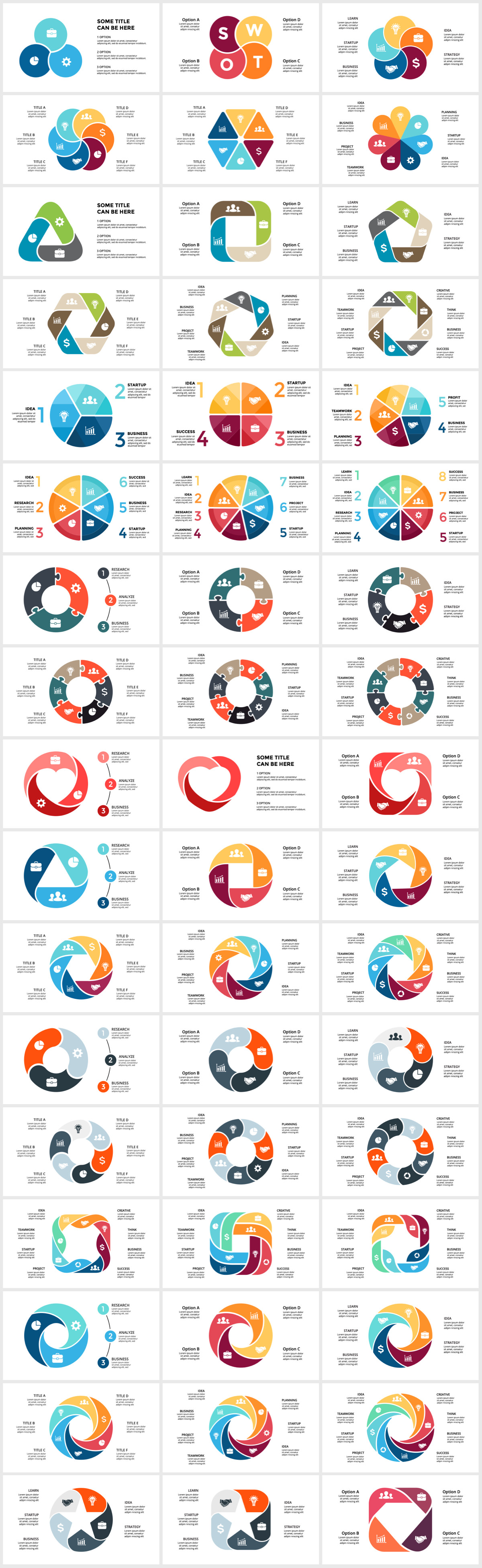 Wowly - 3500 Infographics & Presentation Templates! Updated! PowerPoint Canva Figma Sketch Ai Psd. - 281