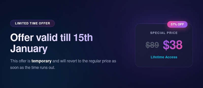 Stocky Limited time offer