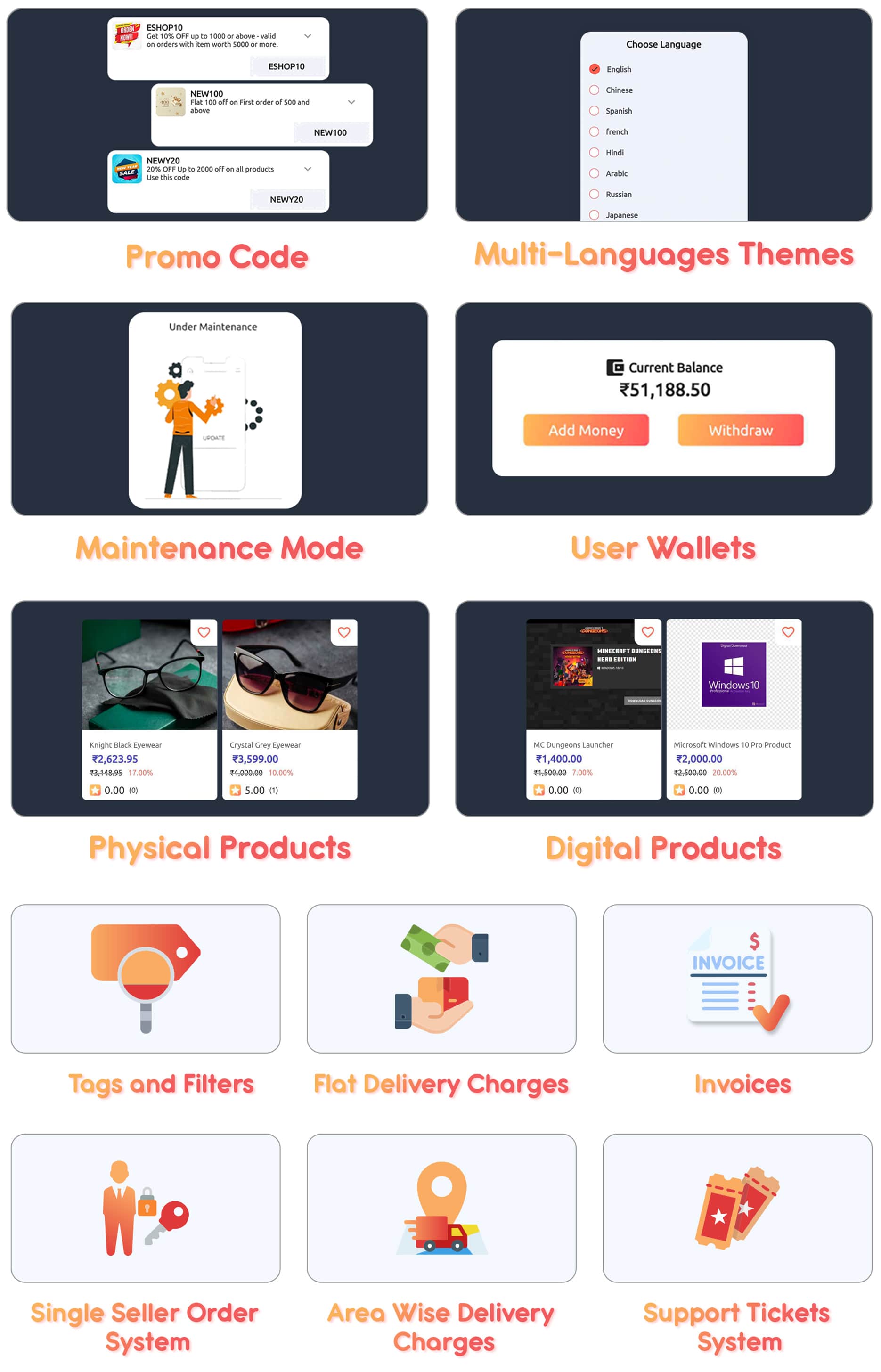 eShop - Multi Vendor eCommerce App & eCommerce Vendor Marketplace Flutter App - 20