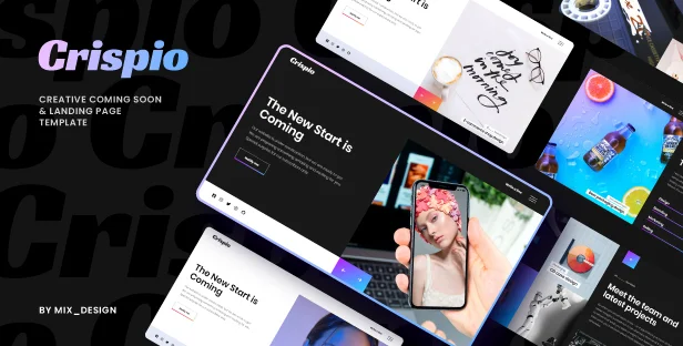 Crispio - Coming Soon and Landing Page Template