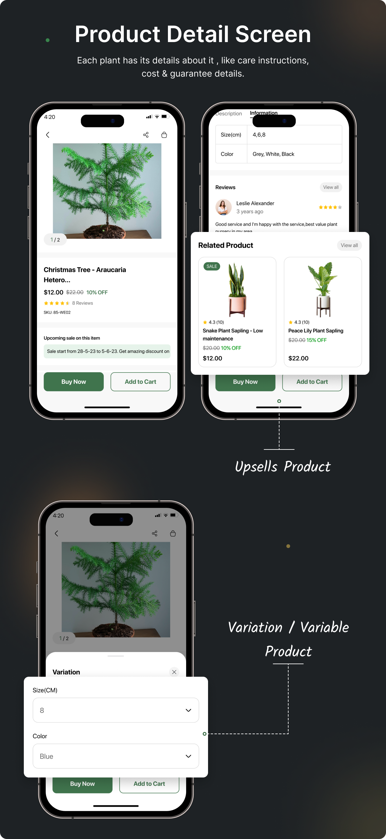 Seed2Plants App - Online Plant Store Flutter 3.x (Android, iOS) WooCommerce Full App | Shopping App - 13