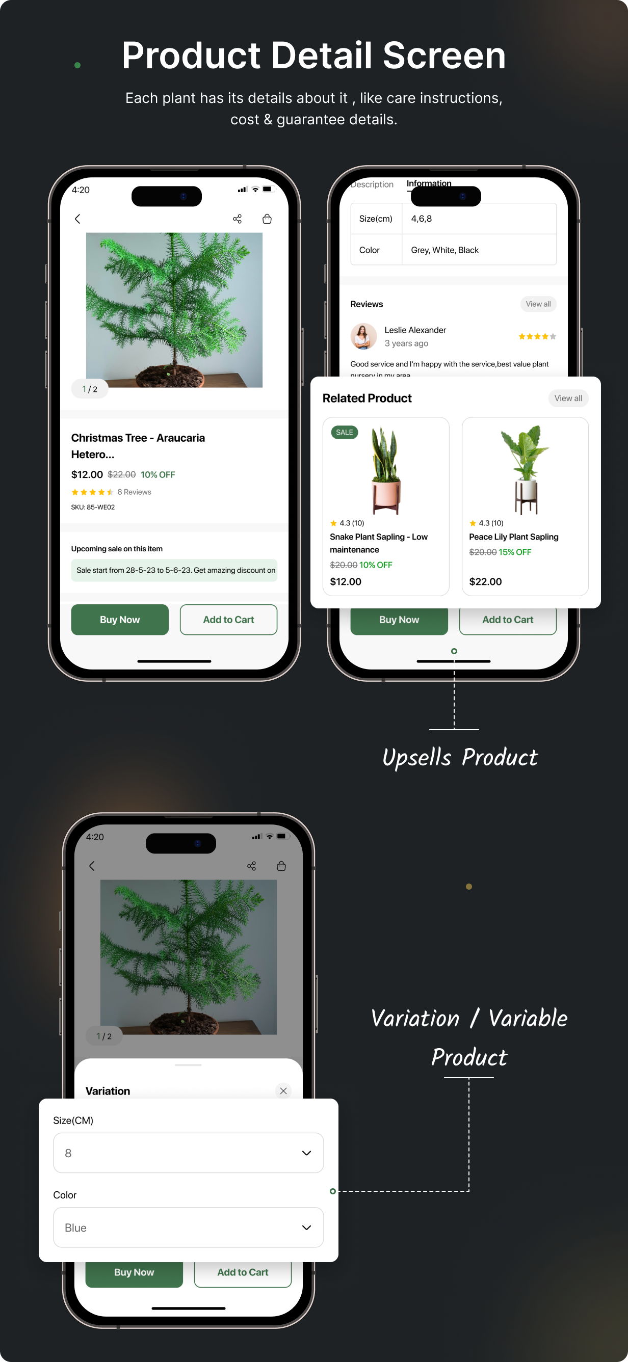 Seed2Plants App - Online Plant Store Flutter 3.x (Android, iOS) WooCommerce Full App | Shopping App - 14