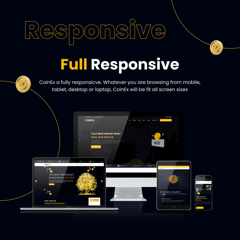 COINEX - Crypto Currency Admin Dashboard Template - 19