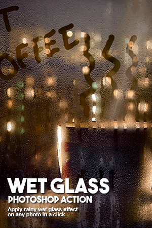 wet glass