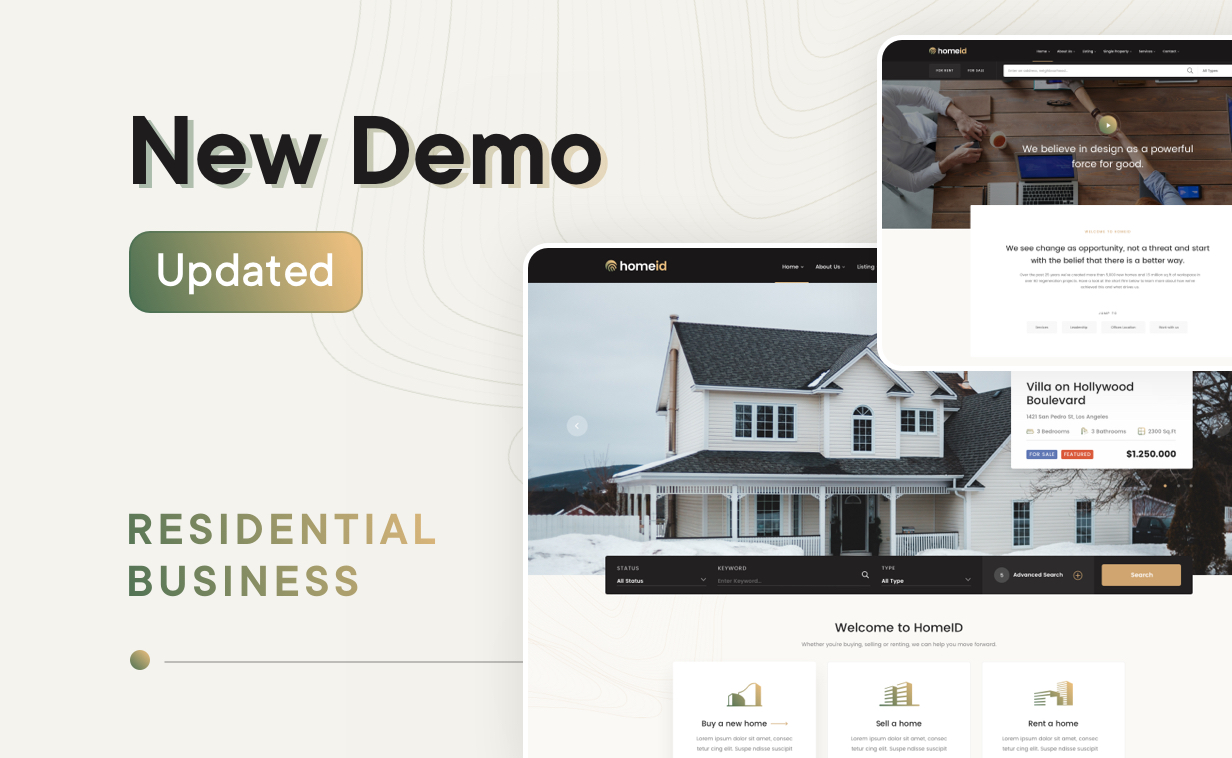 HomeID - Real Estate HTML Template