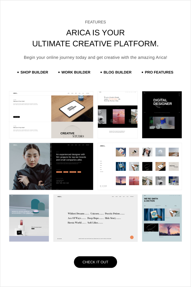 Arica - Creative Portfolio Theme