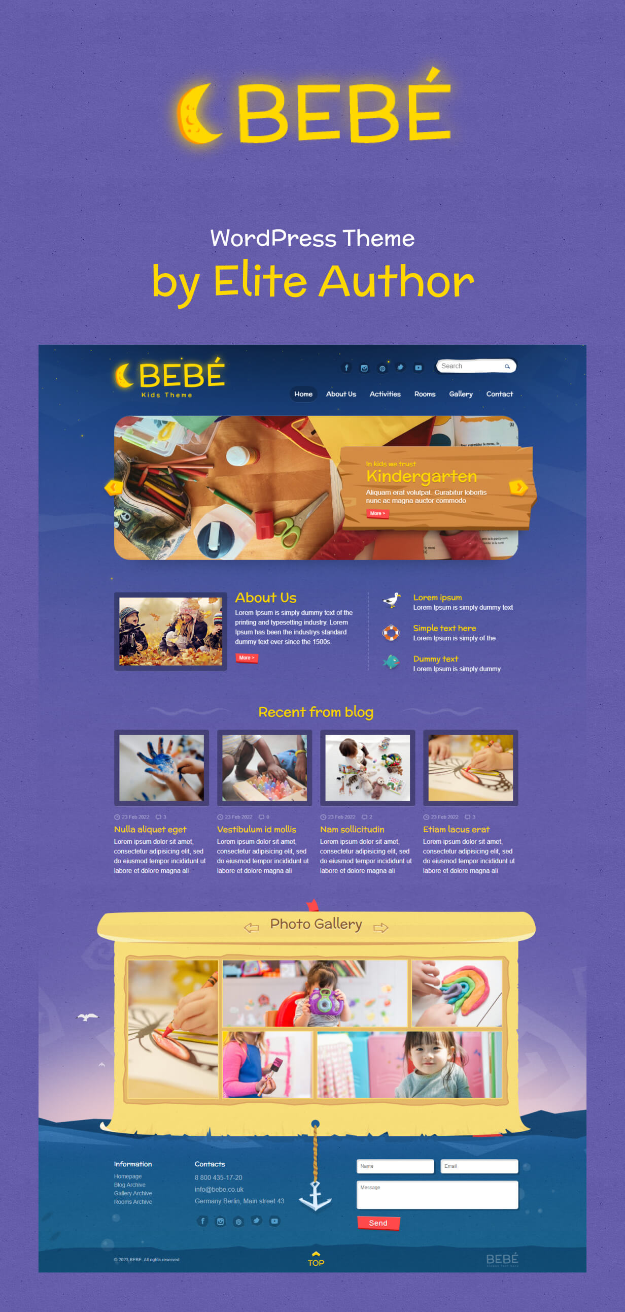 BeBe Responsive WordPress Theme - 1
