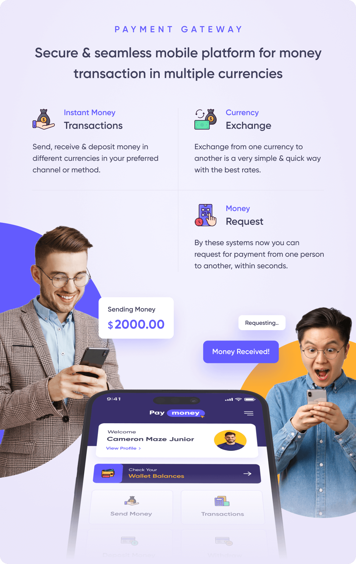 WalletPay - PayMoney Multi Wallet Mobile App - 4