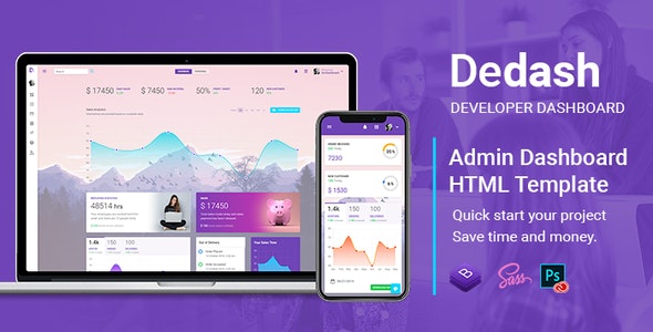 Dedash | Admin Dsahboard Responsive HTML Template