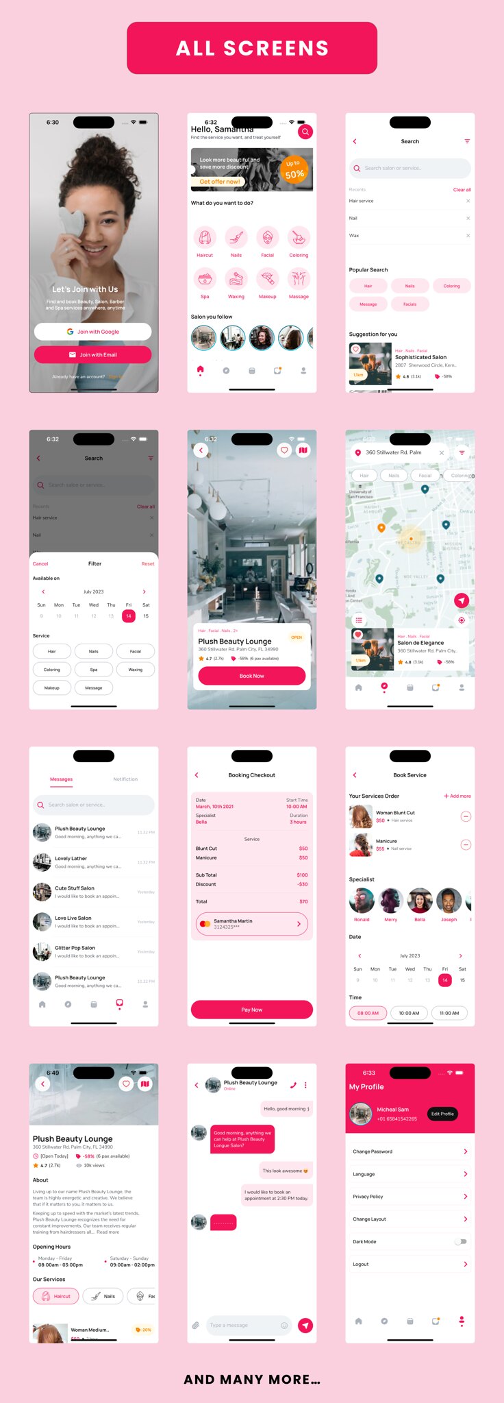 Beautilly App - Flutter Mobile App Template