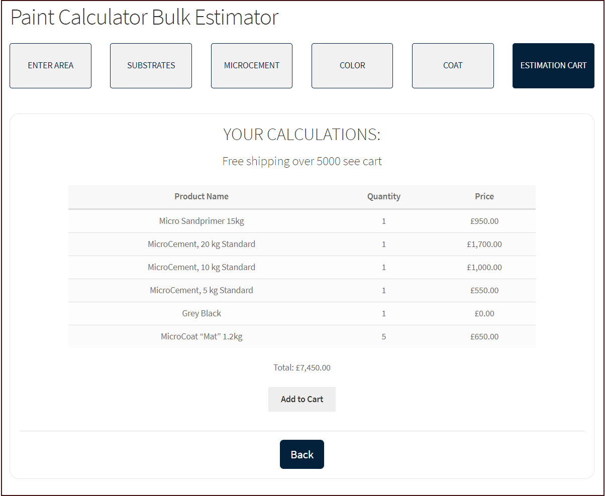 WooCommerce Paint Calculator (Bulk Products Estimator)