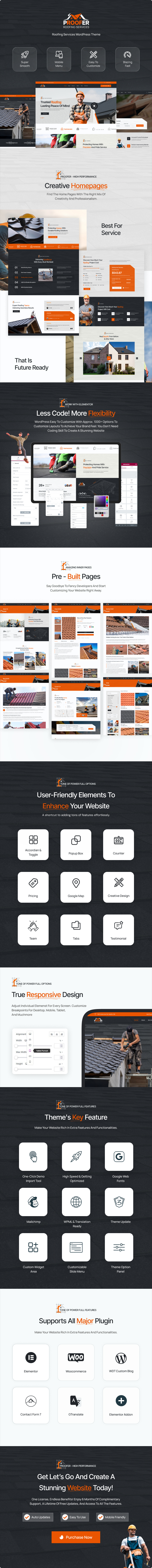 Proofer - Roofing Services WordPress Theme - 1