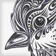 abstract vector bird