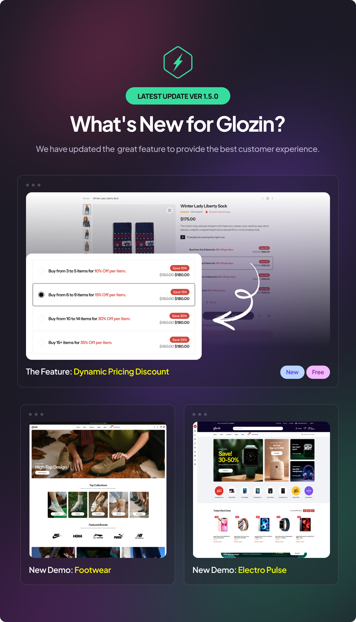 Glozin - Multipurpose WooCommerce WordPress Theme - 1