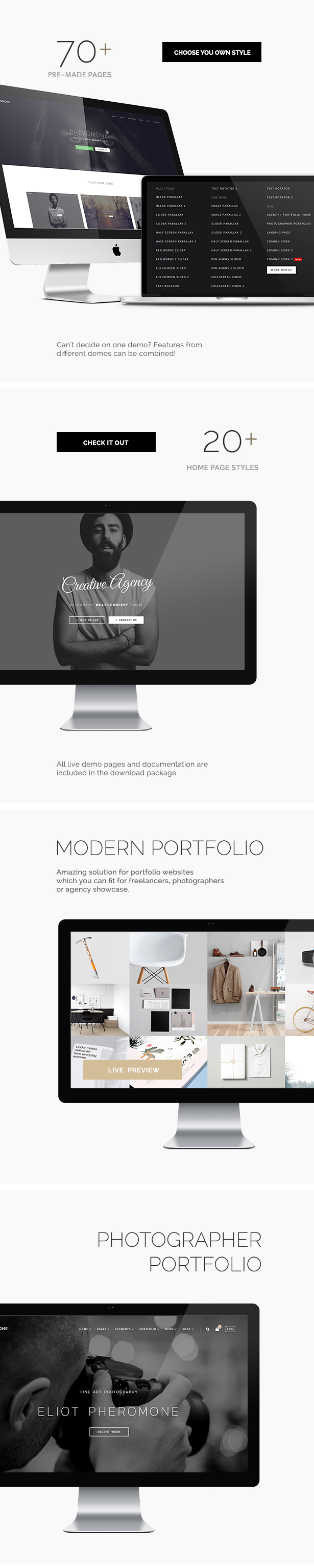 Pheromone - Creative Multi-Concept WordPress Theme - 2