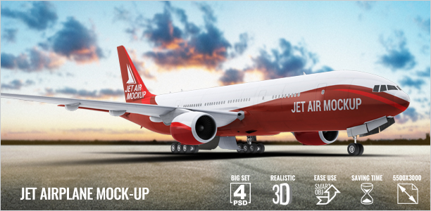 Download Jet Airplane Mock-Up by L5Design | GraphicRiver