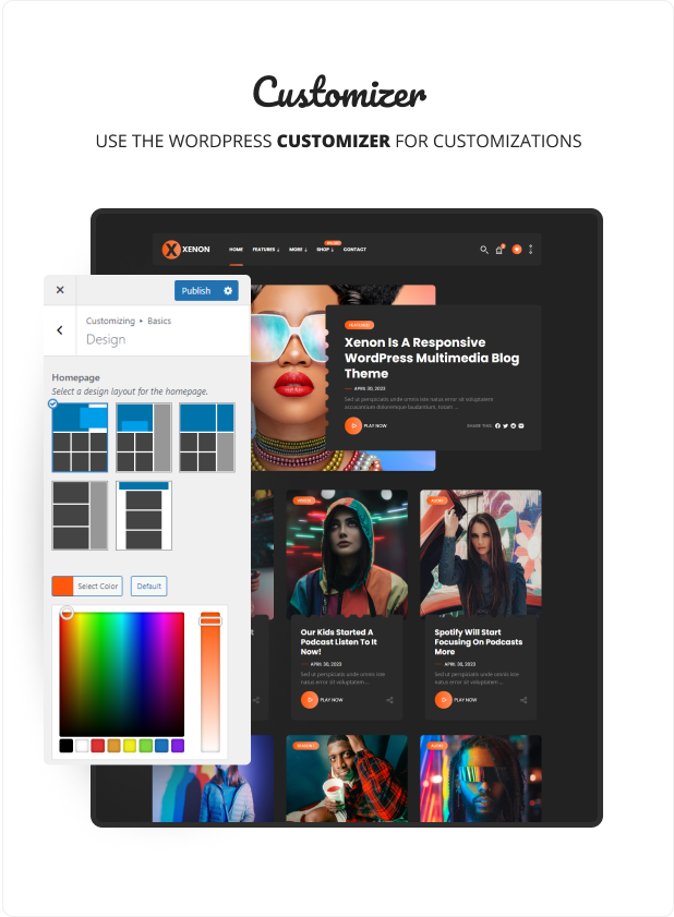 WordPress Customizer